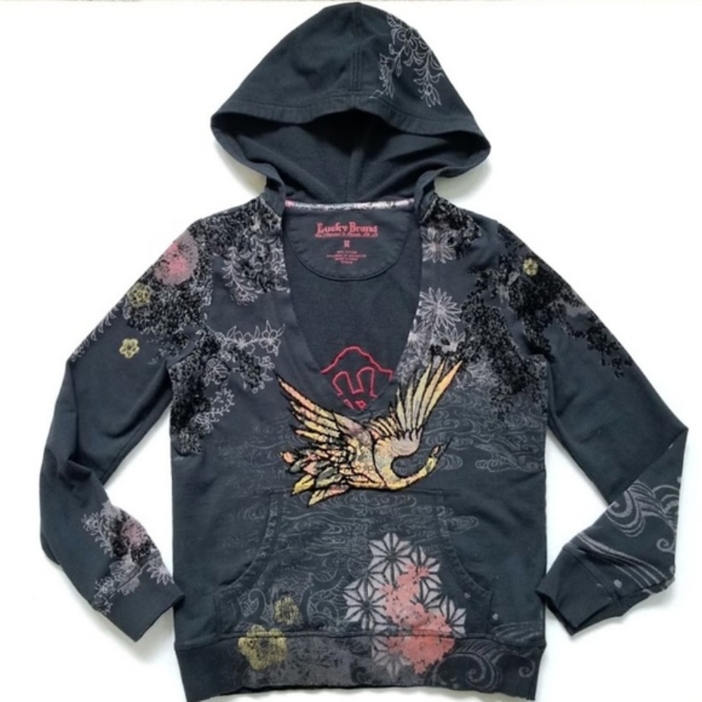 ISO!! LUCKY BRAND CRANE HOODIE XL